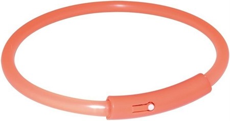 Trixie LED Blinkande Hundhalsband Orange 50 cm L
