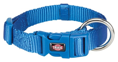 Premium halsband, M/L: 35-55 cm/20 mm, blå